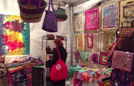 The Artistic Artifacts booth, #21 from December 1-3, for the 2014 Downtown Holiday Market
