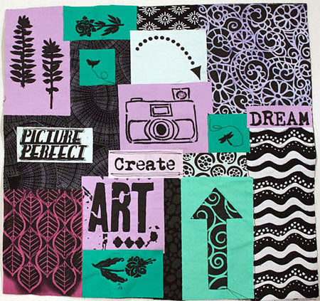 Student work, Rebel Quilting at Art & Soul in Portland, OR