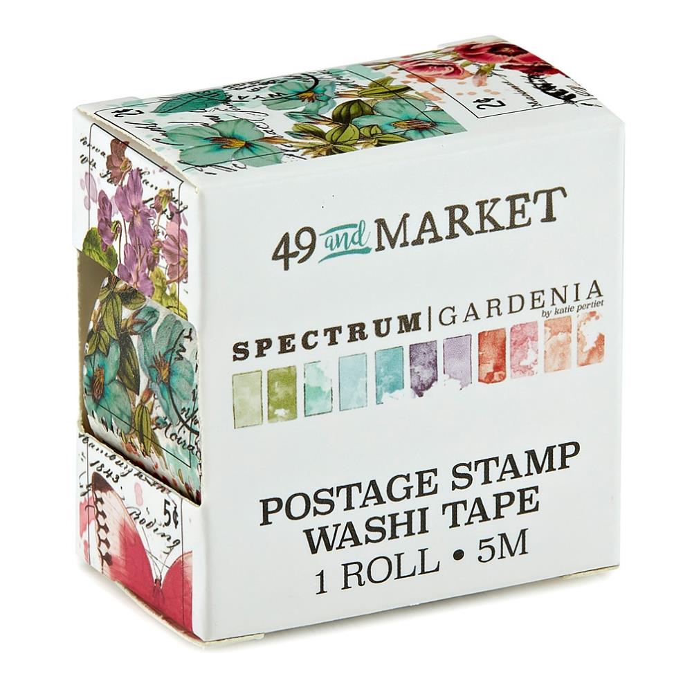 Postage Stamp Washi Tape - Spectrum Gardenia