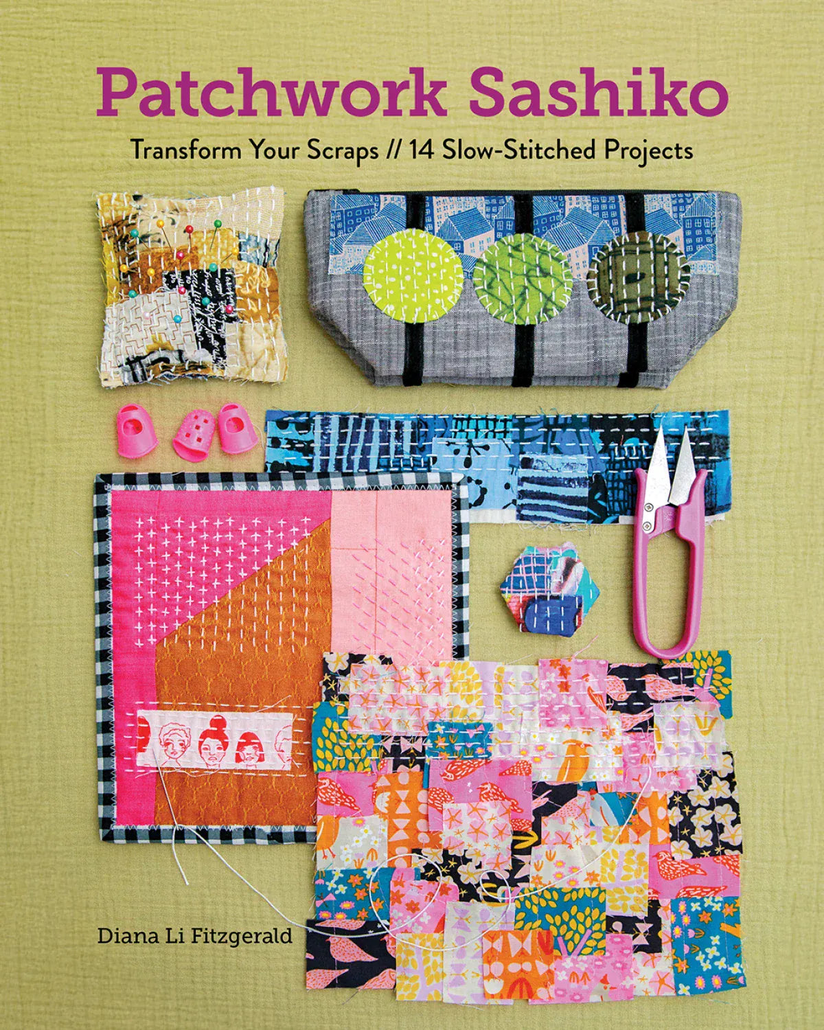 patchwork by Nicoleです。 Patchwork Sashiko by Diana Li Fitzgerald