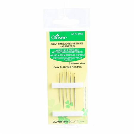 Clover Self Threading Needles (assorted) – Artistic Artifacts