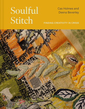 Soulful Stitch book cover, creative textile art
