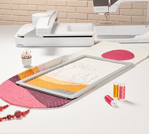 Bernina Magnetic Fabric Accessory with Embroidery Hoop