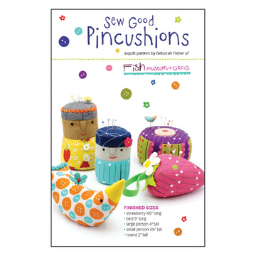 FMC-PC36 Pincushion quilt pattern by Fish Museum + Circus