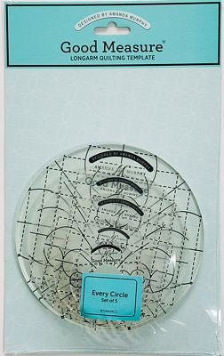 GMAMCS Good Measure Every Circle Longarm Quilting Template