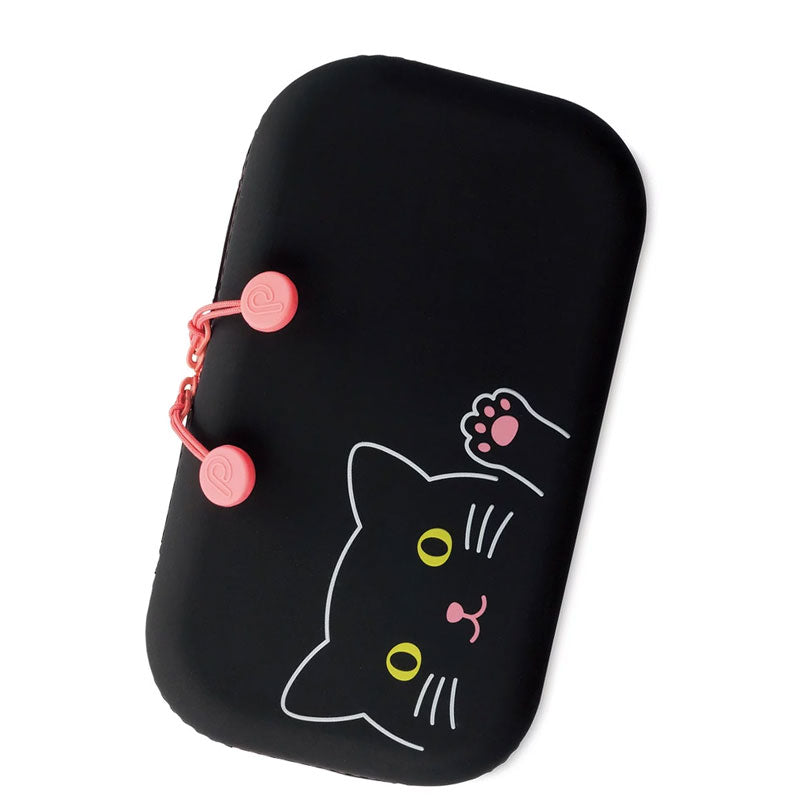 PuniLabo Gray Cat Zipper Pouch