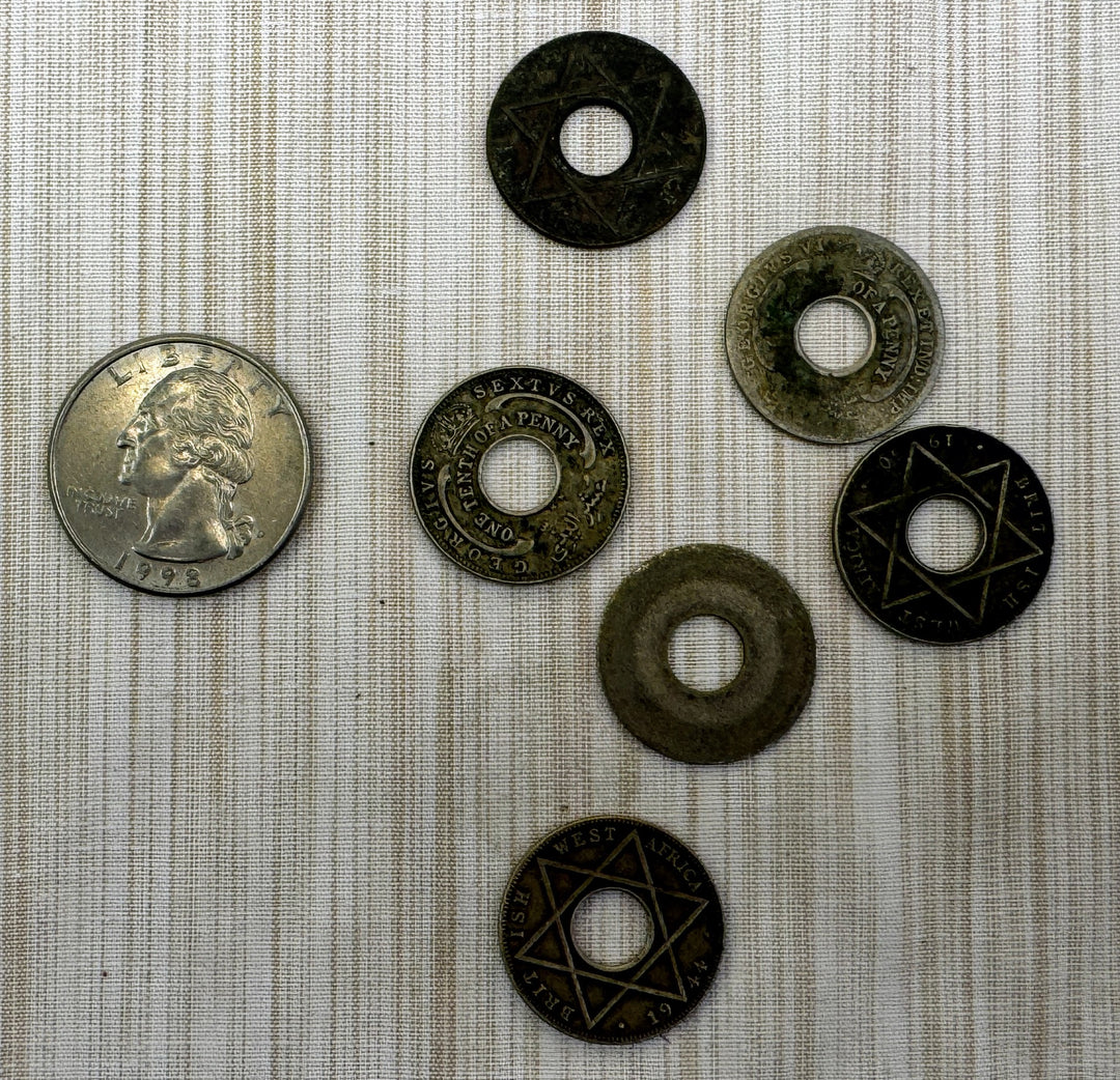 Trade Beads, Metal Coins