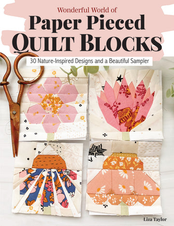 Paper Pieced Quilt Blocks book with nature designs