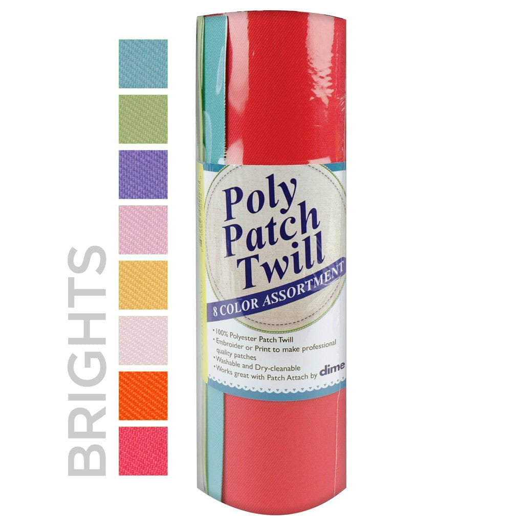 OESD Poly Patch Twill Assortment in Brights