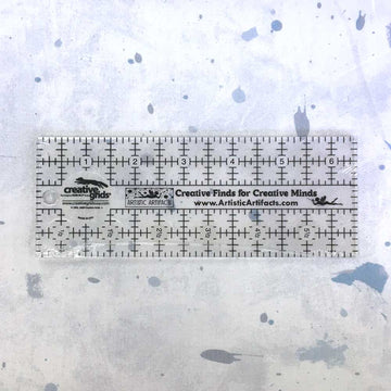 6-inch clear acrylic quilting ruler