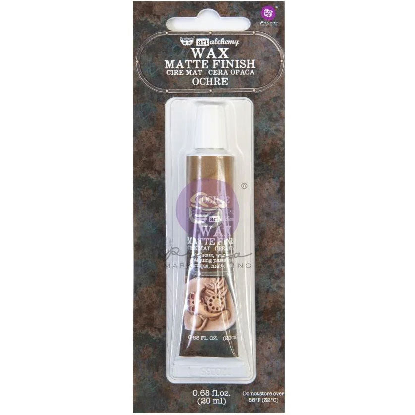 Ochre matte wax tube