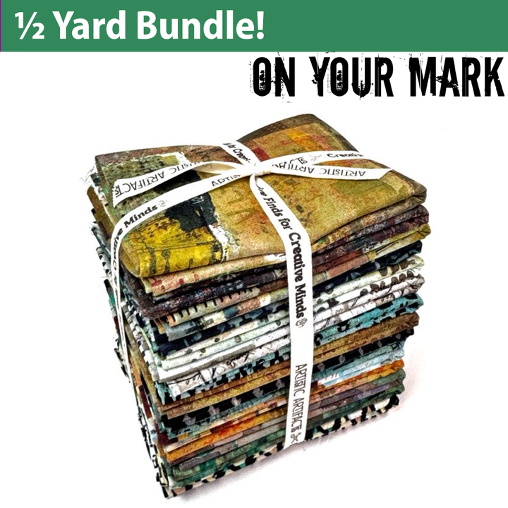 On Your Mark half-yard fabric bundle