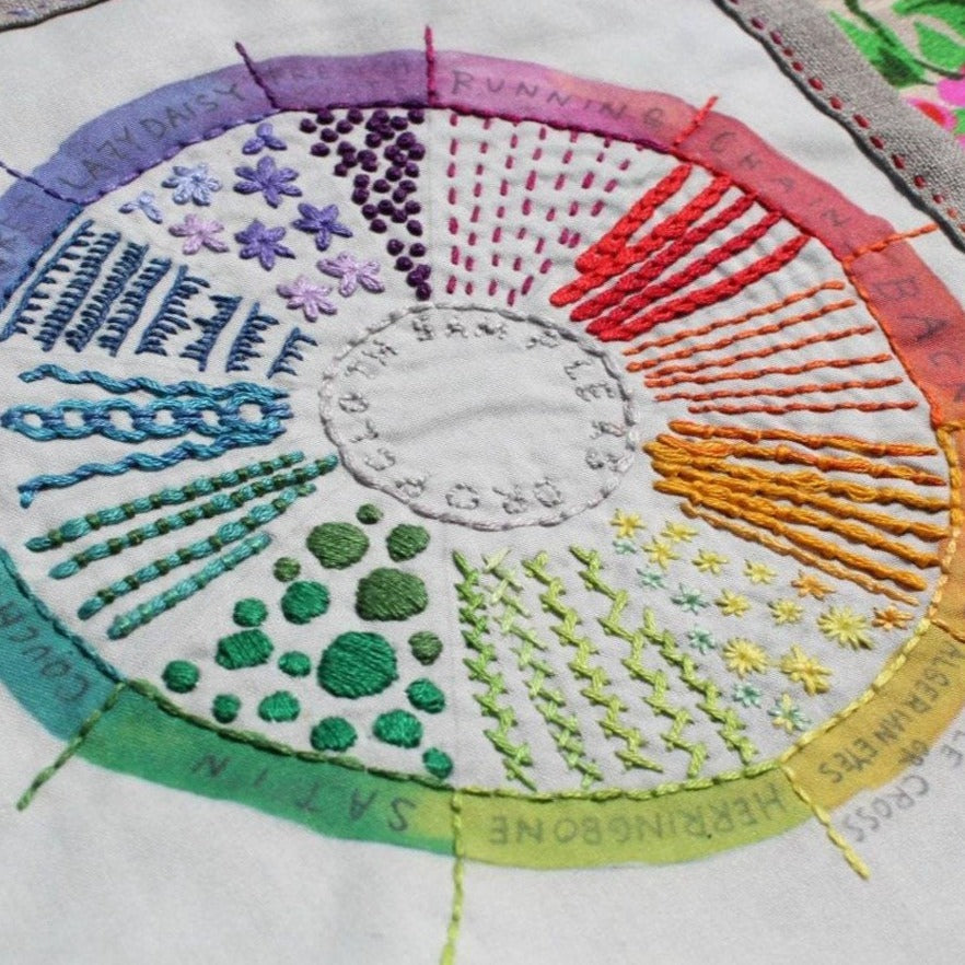 Color Wheel Sampler by Dropcloth Samplers