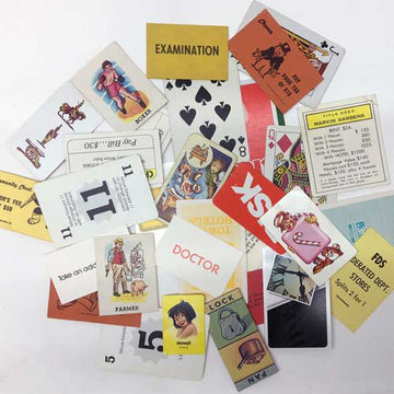 Game & Playing Cards vintage paper collage pack