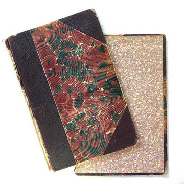 Vintage Marbled Book Covers