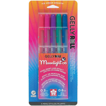 Gelly Roll Moonlight Pens, 5/pk, Dusk