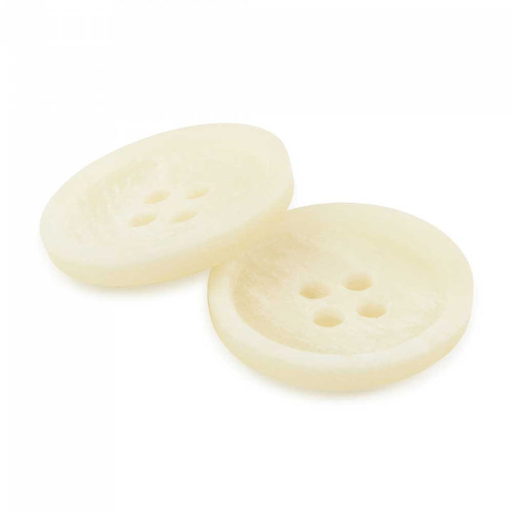 Paper Buttons, Natural 18mm, pack of 3