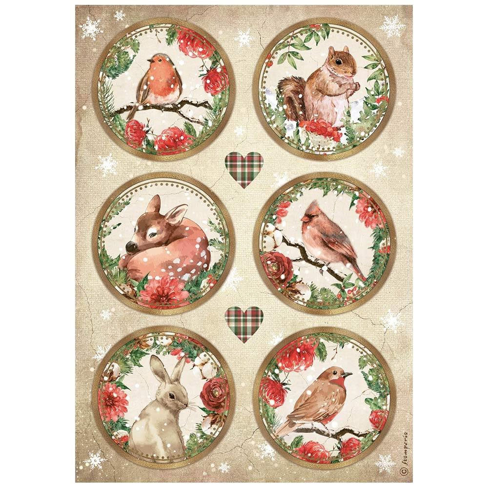 Rounds, Home For The Holidays Rice Paper Decoupage Sheet – Artistic  Artifacts