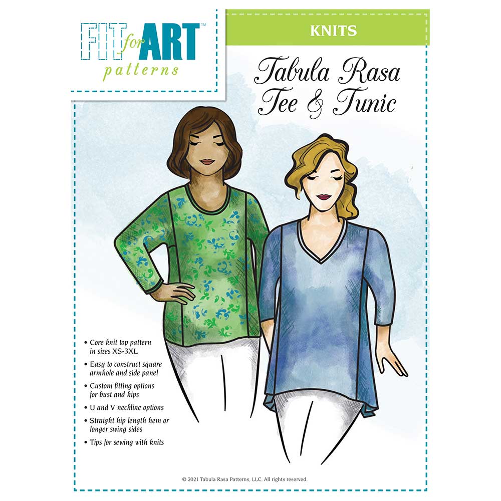 Tabula Rasa Knit Tee & Tunic by Fit for Art