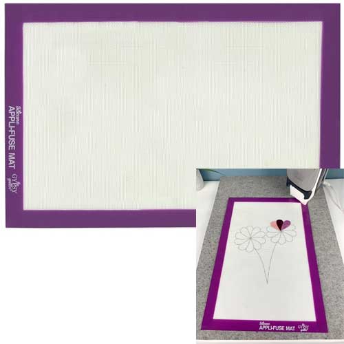 The GYPSY Quilter Silicone Appli-Fuse Mat, 12 in. x 18 in