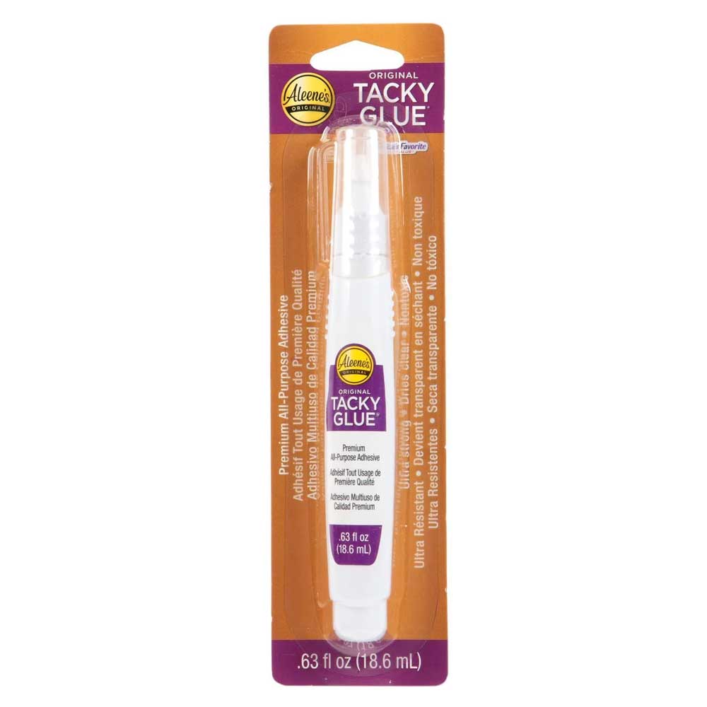 Aleene's Original Tacky Glue 4 fl oz, Premium All-Purpose Adhesive, White,  Dries Clear