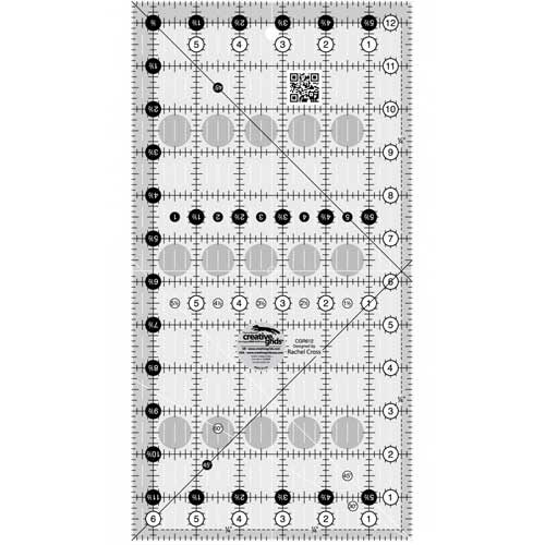 6-1/2 in. x 12-1/2 in. Creative Grids Quilt Ruler