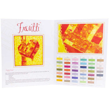 Color Card: Fruitti Thread, 41 colors