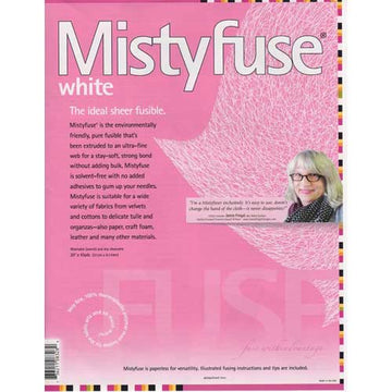 Mistyfuse Fusible Lightweight Webbing: White (2.5 yards)