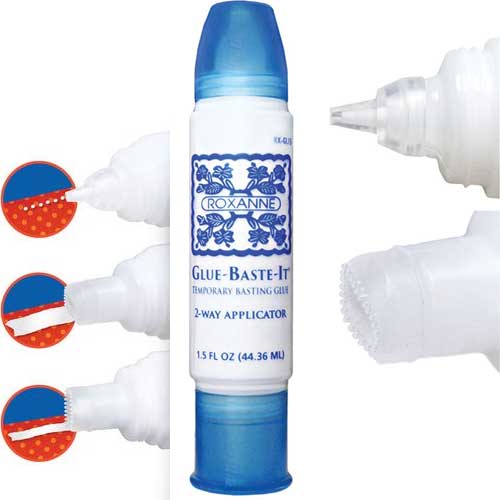 Roxanne Glue-Baste-It 2 Way Applicator 1.5 oz - The Sewing Collection