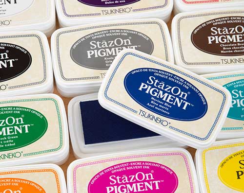 Stazon Permanent Ink Pad: Solvent Ink for Non-porous Surfaces Stazon Permanent Ink Pad: Solvent Ink for Non-porous Surfaces