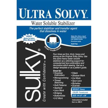 Sulky Ultra Solvy Water Soluble Stablilizer