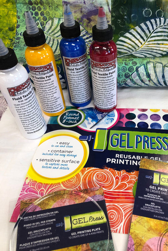 A Peek at Gel Plate Printing
