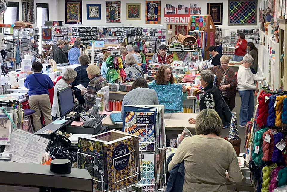 Artistic Artifacts filled with Quilters' Quest 2019 shoppers