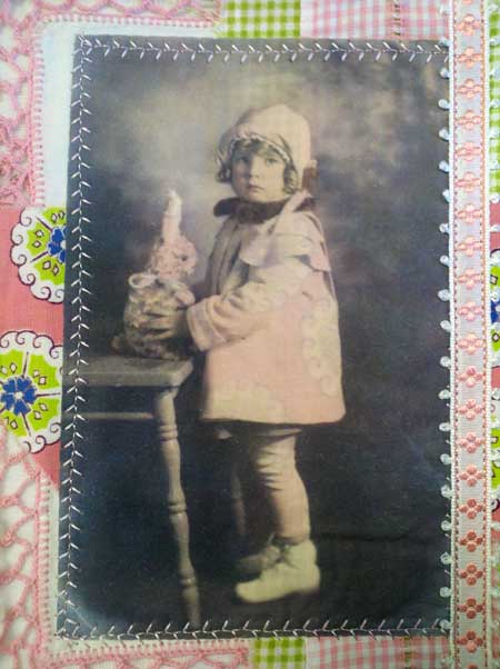 Fabric Collage Photo Book