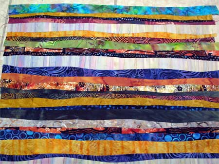 Strip Piecing meets East