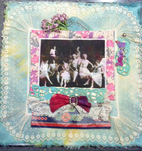 With a Little Help From My Friends, art quilt by Judy Gula