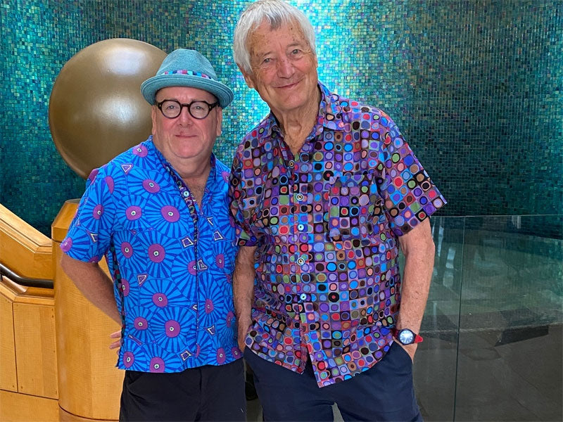 Kaffe Fassett and Brandon Mably