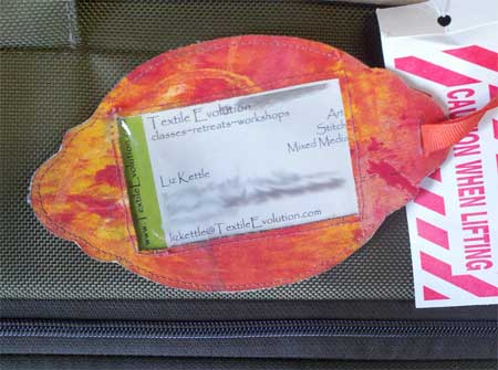 Liz Kettle luggage tag