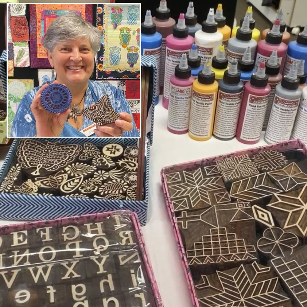 Woodblocks & Paint for Block Printing