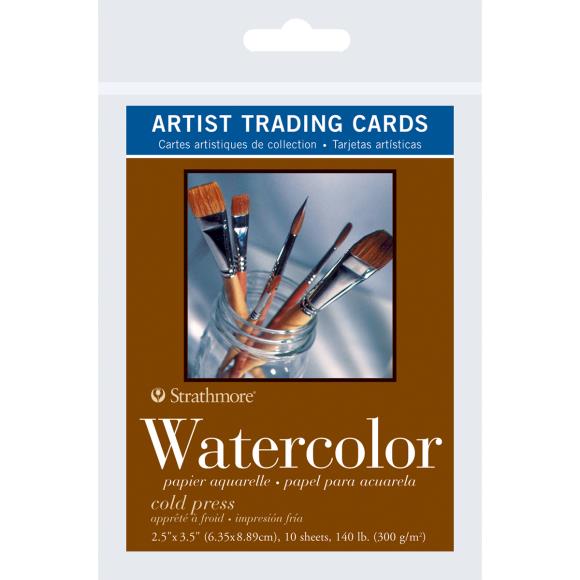 Artist Trading Cards - Strathmore Watercolor Paper