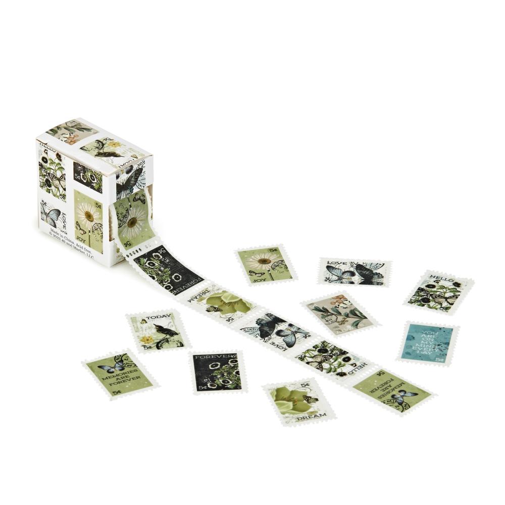 Postage Stamp Washi Tape - Moonlit Garden