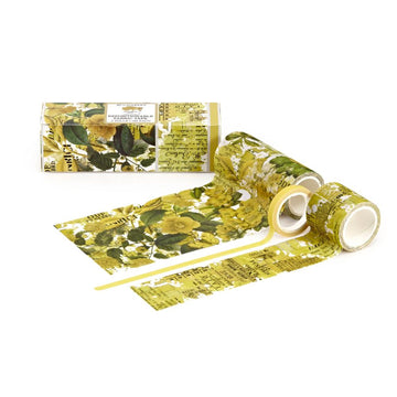 Floral patterned washi tape and box.