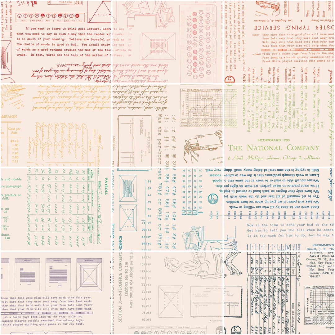 TYPE/ography 5 Inch Fabric Square Stacker B, 42 Pcs.