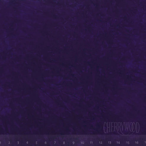Cherrywood Hand-Dyed Cotton Fabric - Blackberry