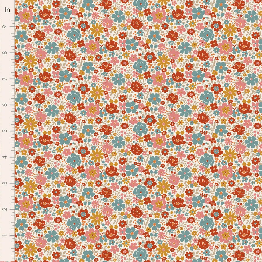 Village Life by Tilda - Esther, Warm Cream Fabric Village Life by Tilda - Esther, Warm Cream Fabric