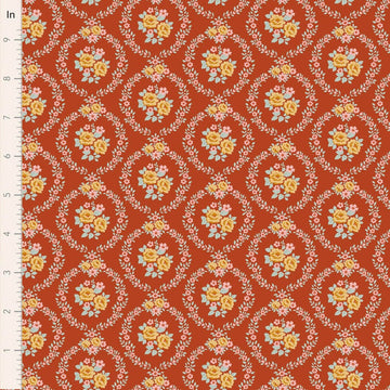 Village Life by Tilda - Mable, Rust Fabric Village Life by Tilda - Mable, Rust Fabric