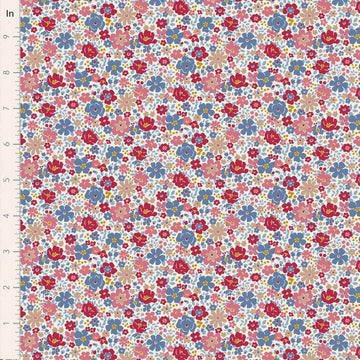 Village Life by Tilda - Esther, Cold Cream Fabric Village Life by Tilda - Esther, Cold Cream Fabric