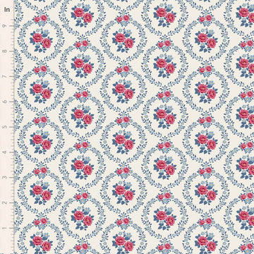 Village Life by Tilda - Mable, Cold Cream Fabric Village Life by Tilda - Mable, Cold Cream Fabric
