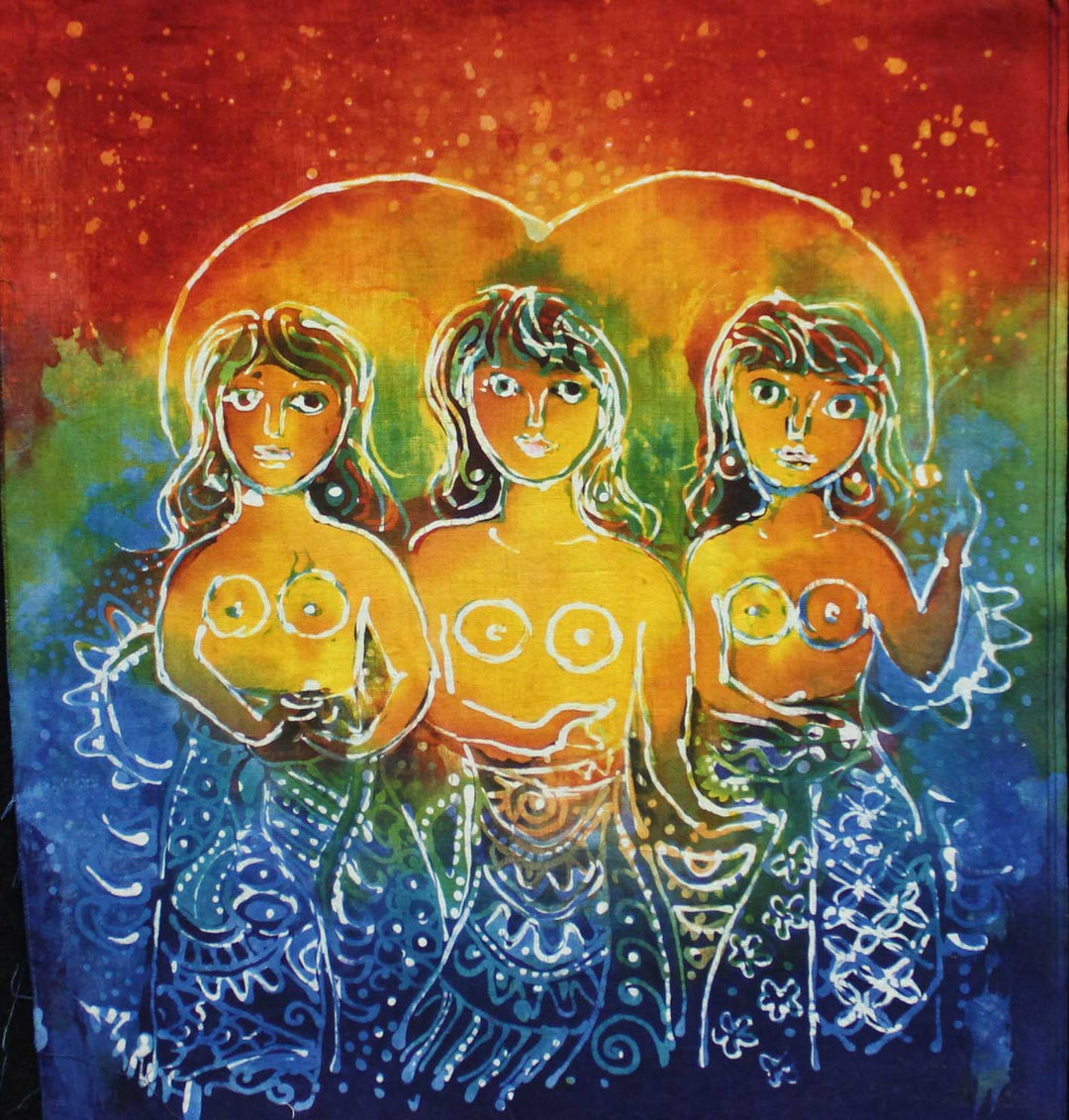 Hari Agung Batik Panel, 3 Women (Mini)