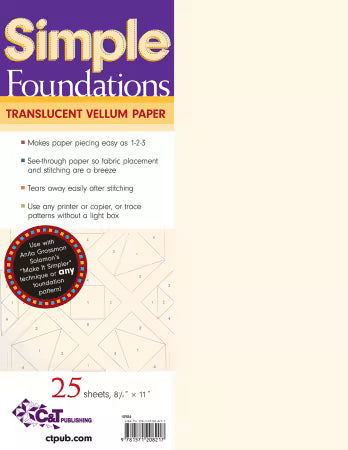 Simple Foundations Velum Paper